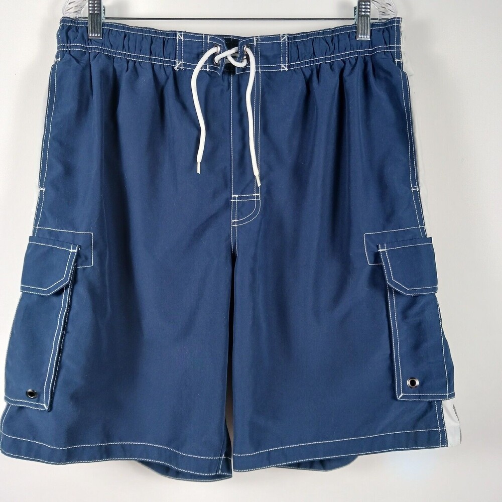 Sonoma Lifestyle Men’s XL Swim Board Shorts Blue in Excellent Condition